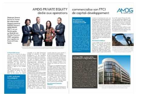 AMDG PRIVATE EQUITY commercialise son FPCI de capital-développement